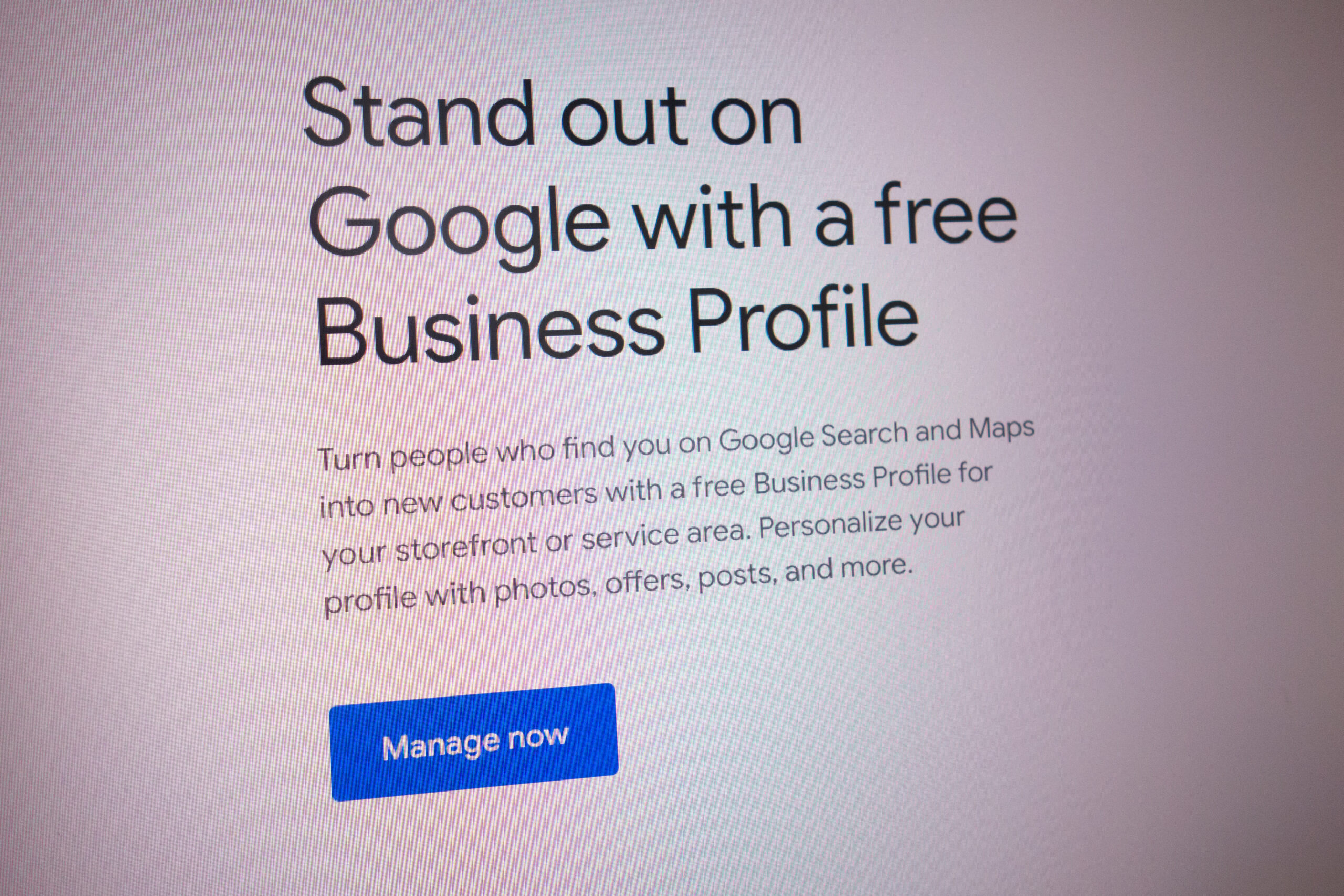 Google business profiles